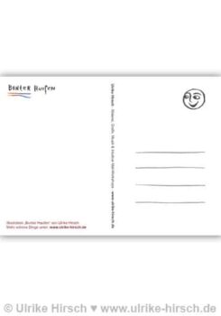 Postkarte "Bunter Haufen" (Rückseite)