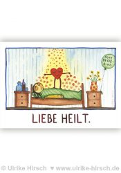 Postkarte "LIEBE HEILT"